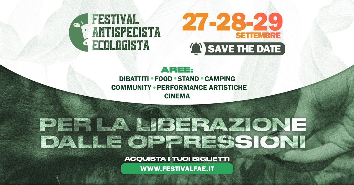 F.A.E. 2024 - Festival Antispecista Ecologista