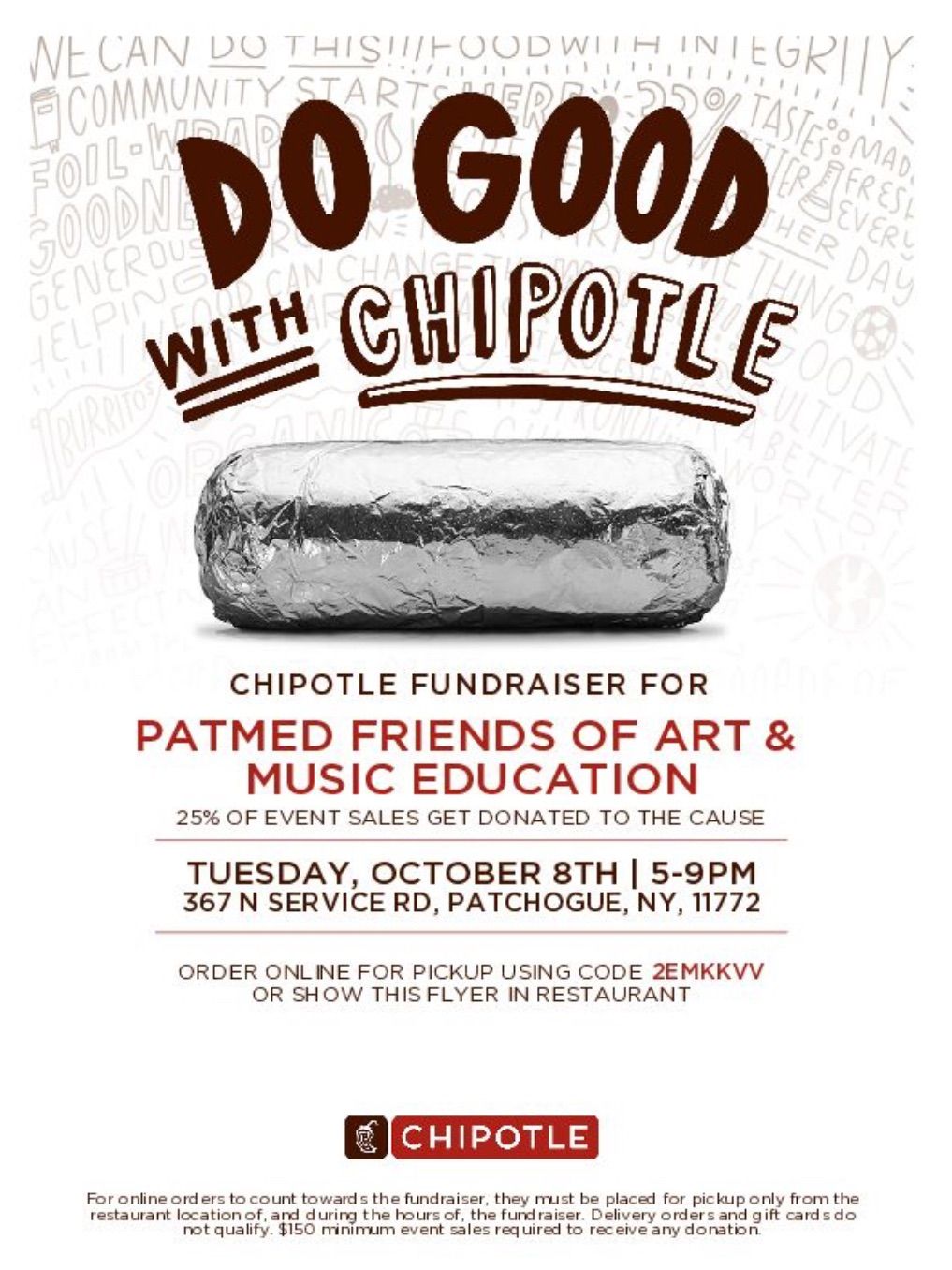 Chipotle Fundraiser 