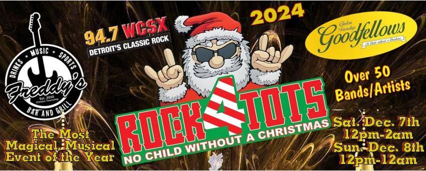 17th Annual Rock 4 Tots "No child without a Christmas" Benefiting Clinton Township Goodfellows