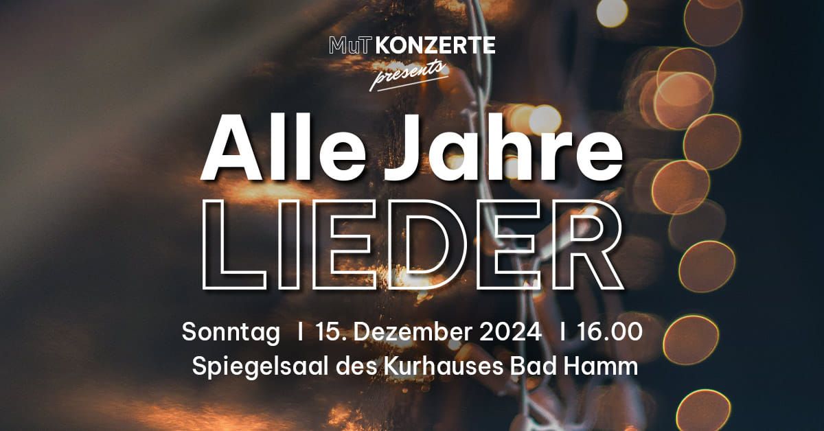 Alle Jahre Lieder - Das Weihnachtssingen!