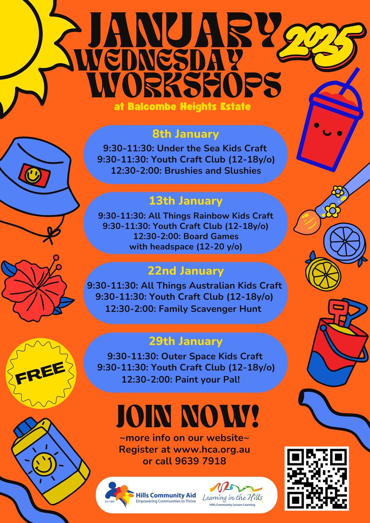 Free Family Fun! January Wednesday Workshops