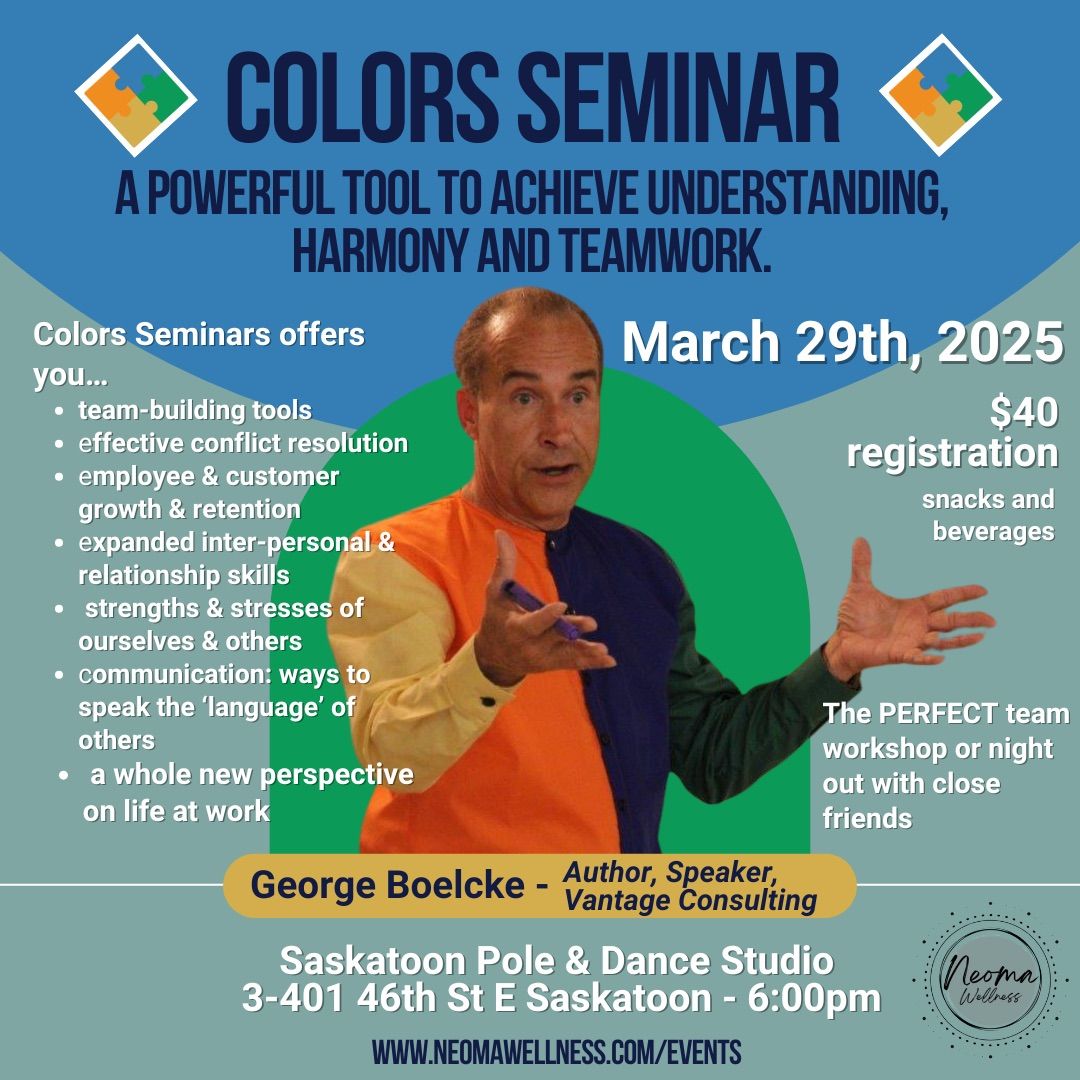 Colors Seminar - Saskatoon 