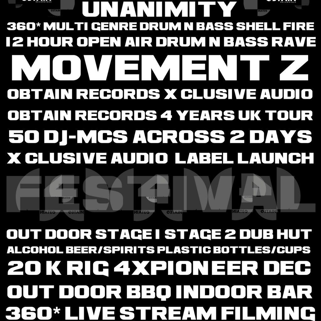 Unanimity Festival X Clusive Audio Label Launch OR 4 Y U K TOUR