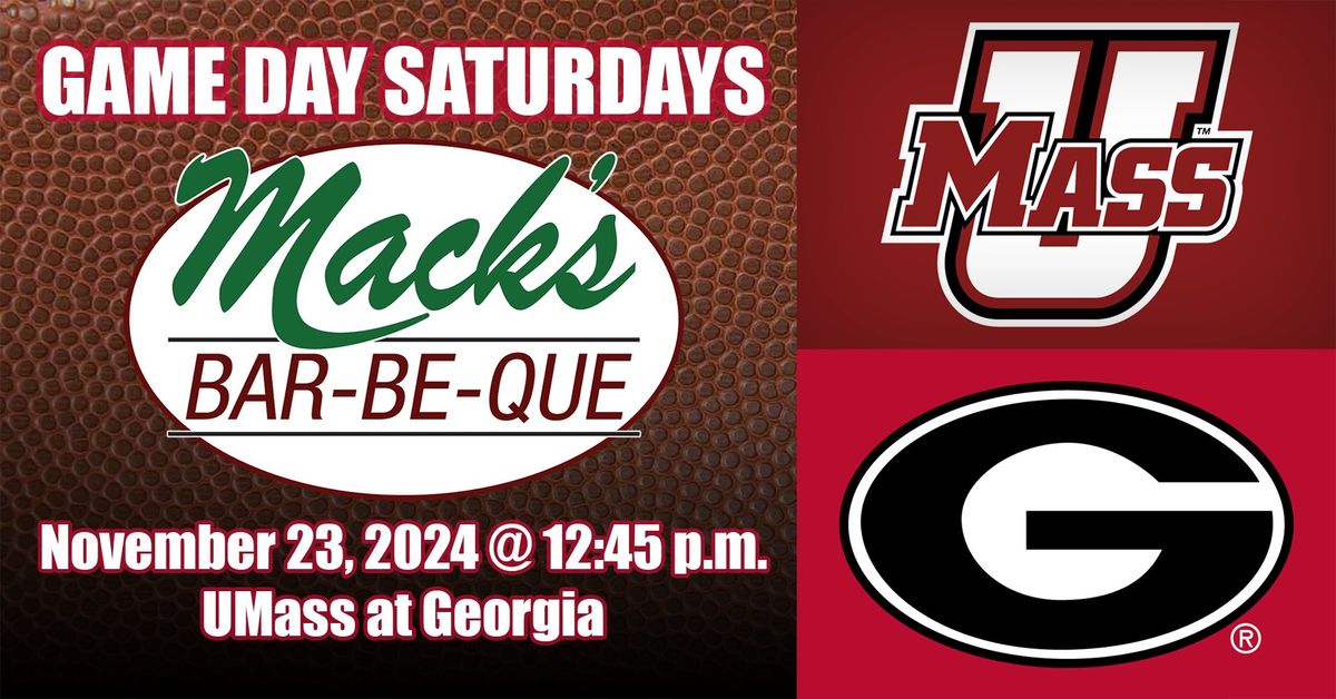 Georgia Bulldogs vs UMass Minutemen