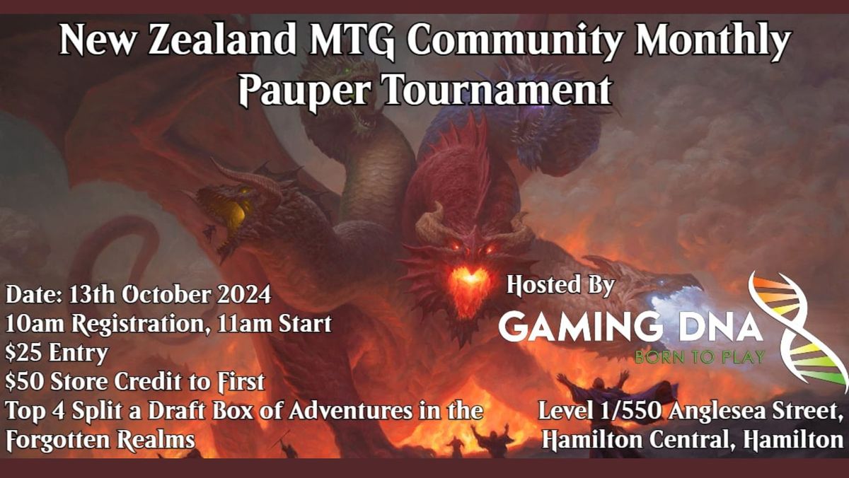 MTG NZ Community Pauper Tournament: October 2024