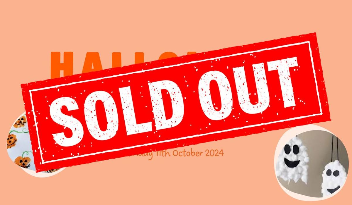 SOLD OUT Halloween Toddler Crafts