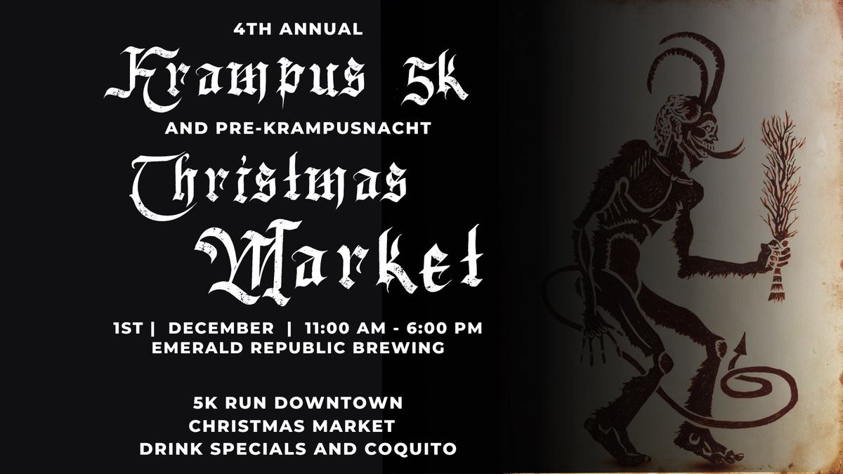 4th Annual Krampus 5K and Pre-Krampusnacht Christmas Market