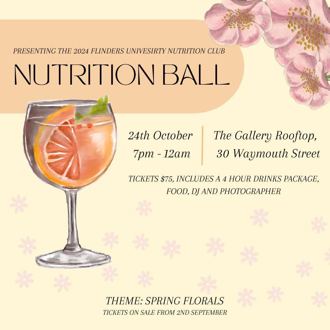 Spring Nutrition Ball - Flinders University Nutrition Club