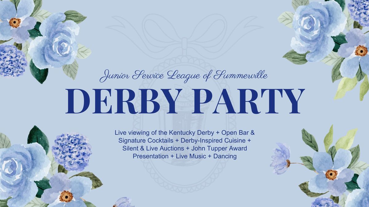 Junior Service League of Summerville Derby Party