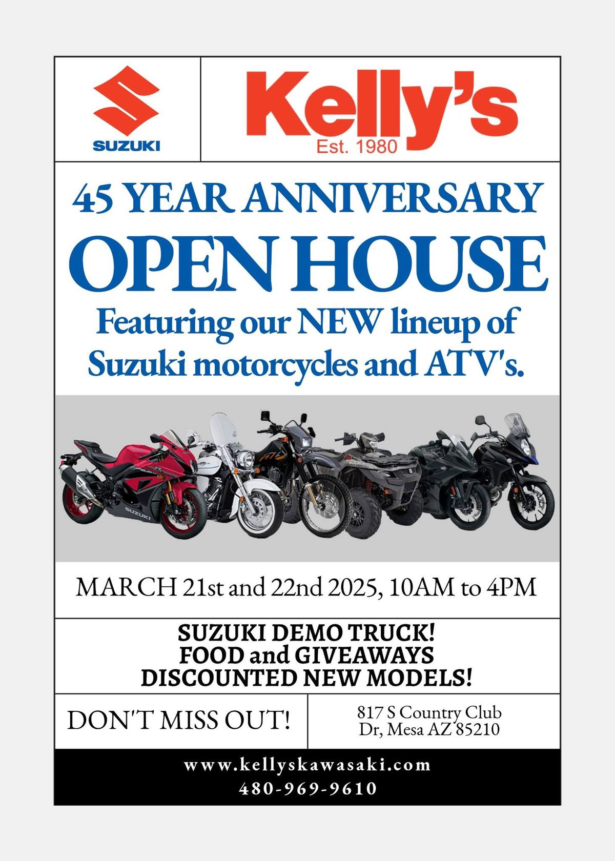 45 Year Anniversary - Open House