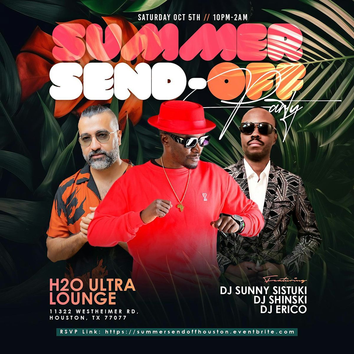 Summer Send-Off Houston Party  - Afrobeats, Caribbean, Hip hop, RNB, Latino