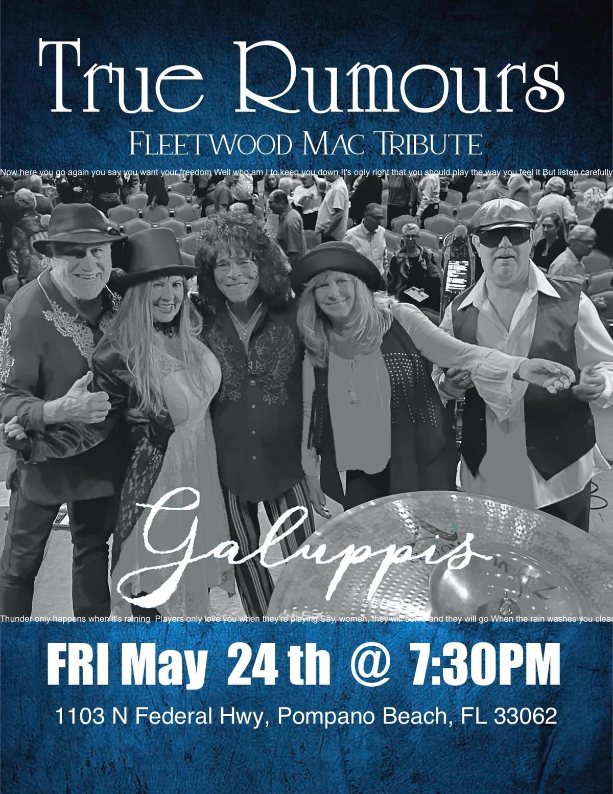 True Rumours Fleetwood Mac Tribute at Galuppi\u2019s Fri. July 19