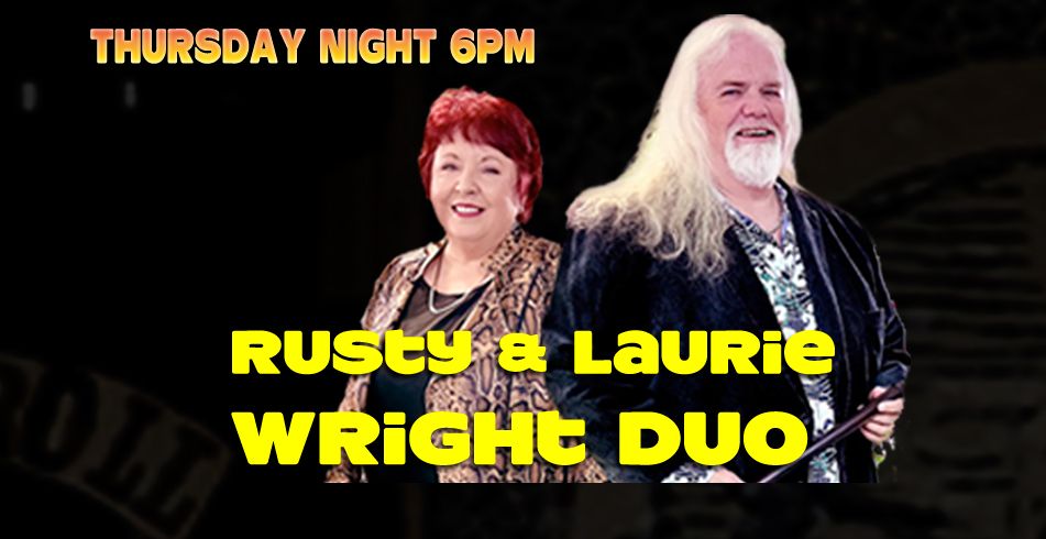 RUSTY & LAURIE WRIGHT - THURSDAY NOV 28, 2024 - 6-9PM - Earl's Hideaway, Sebastian, FL 32958