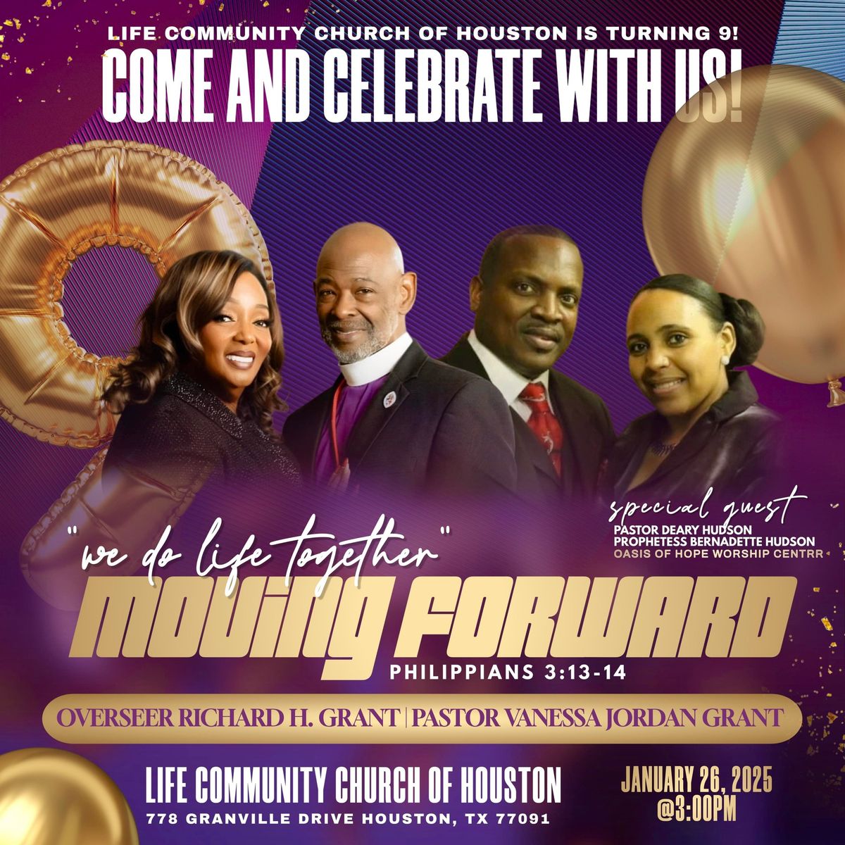 Life Community Church of Houston Turns 9!!!!!\ud83c\udf89\u2728\ud83d\udcab