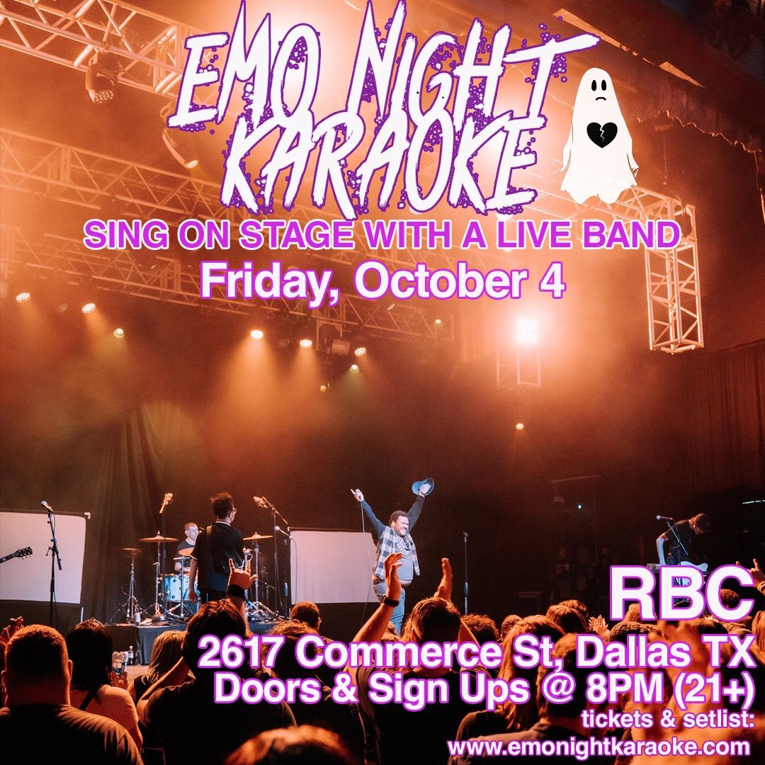 Emo Night Karaoke Dallas 10\/4