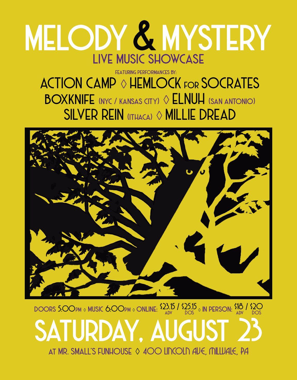 Melody and Mystery - Live Music Showcase at The Funhouse at Mr Smalls