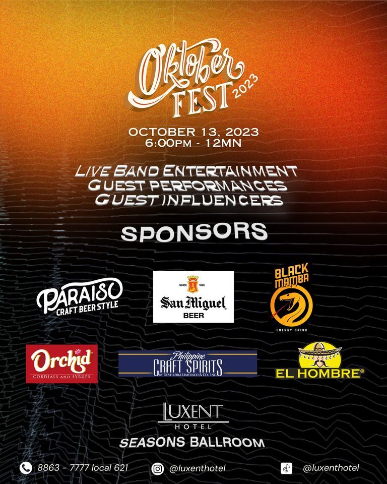 Oktoberfest Party at Seasons Ballroom, Timog Avenue, Quezon City, 13 ...
