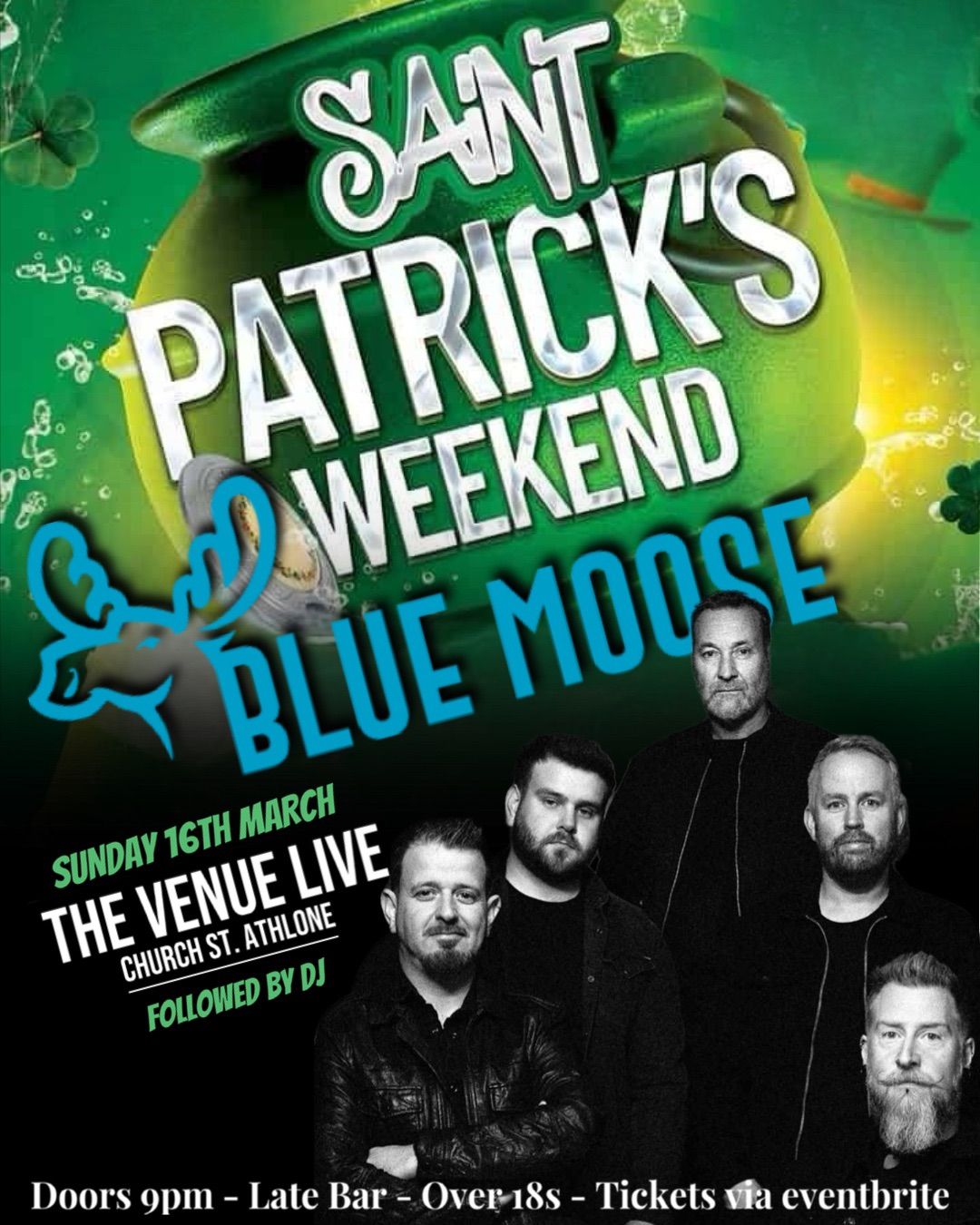 Blue Moose Live at The Venue Athlone