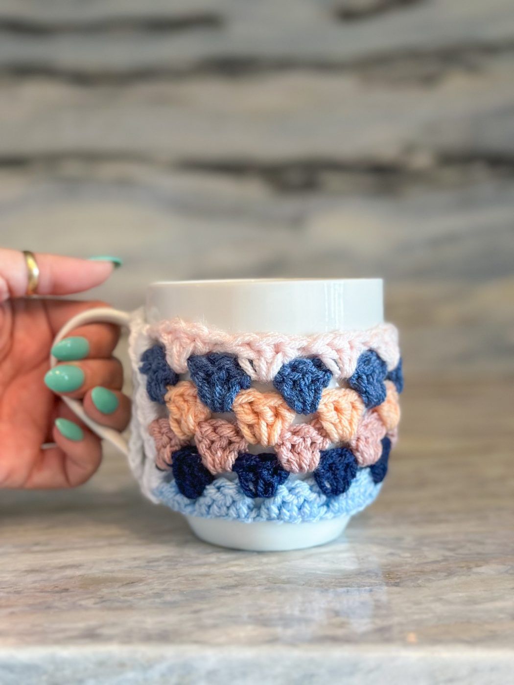 3-Hour Workshop: Coffee Mug Cozy Crochet Pattern with Jennifer Noelle