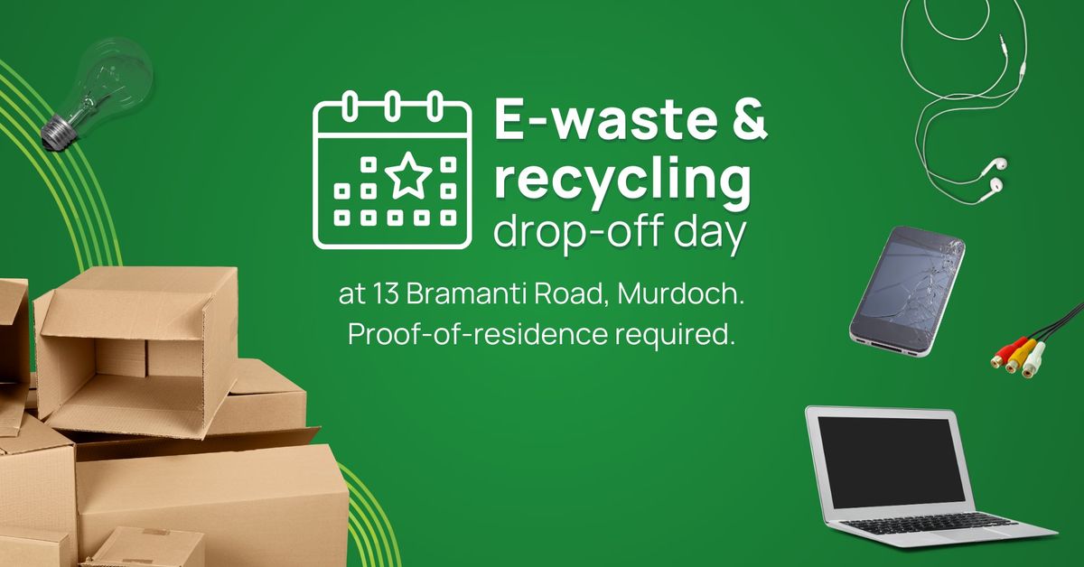 E-Waste and Recycling Drop Off Day