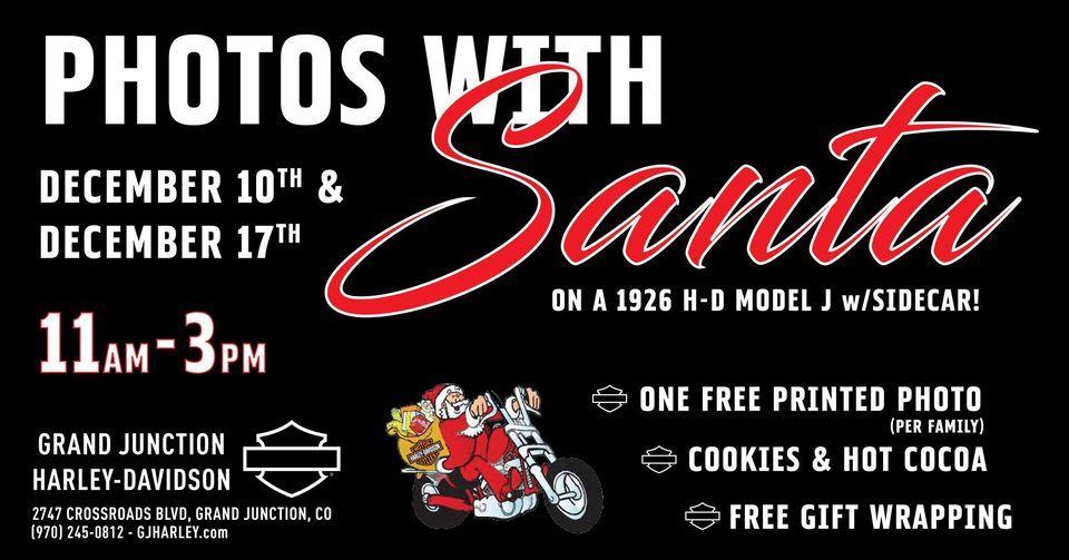 Photos With Santa at Harley-Davidson, Grand Junction Harley-Davidson ...