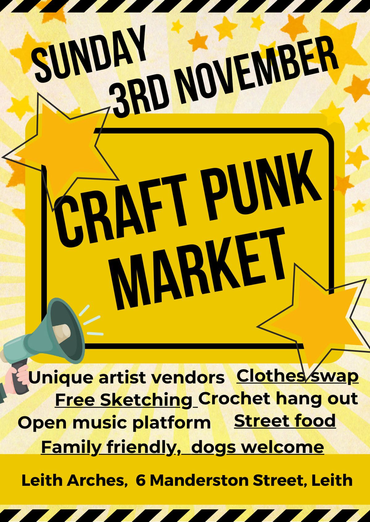 CraftPunk Market, Clothes Swap & Open Mic