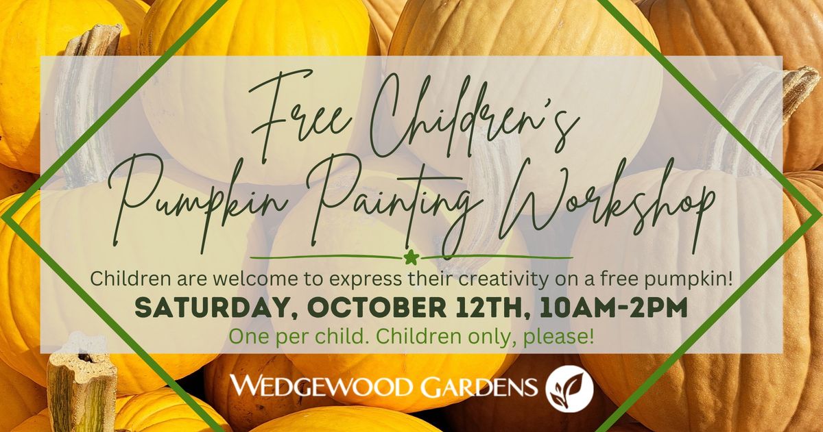 Free Children's Pumpkin Painting Workshop