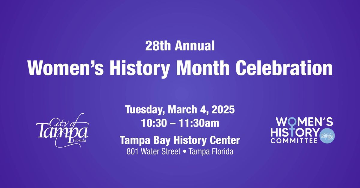 City of Tampa Annual Women's History Month Celebration