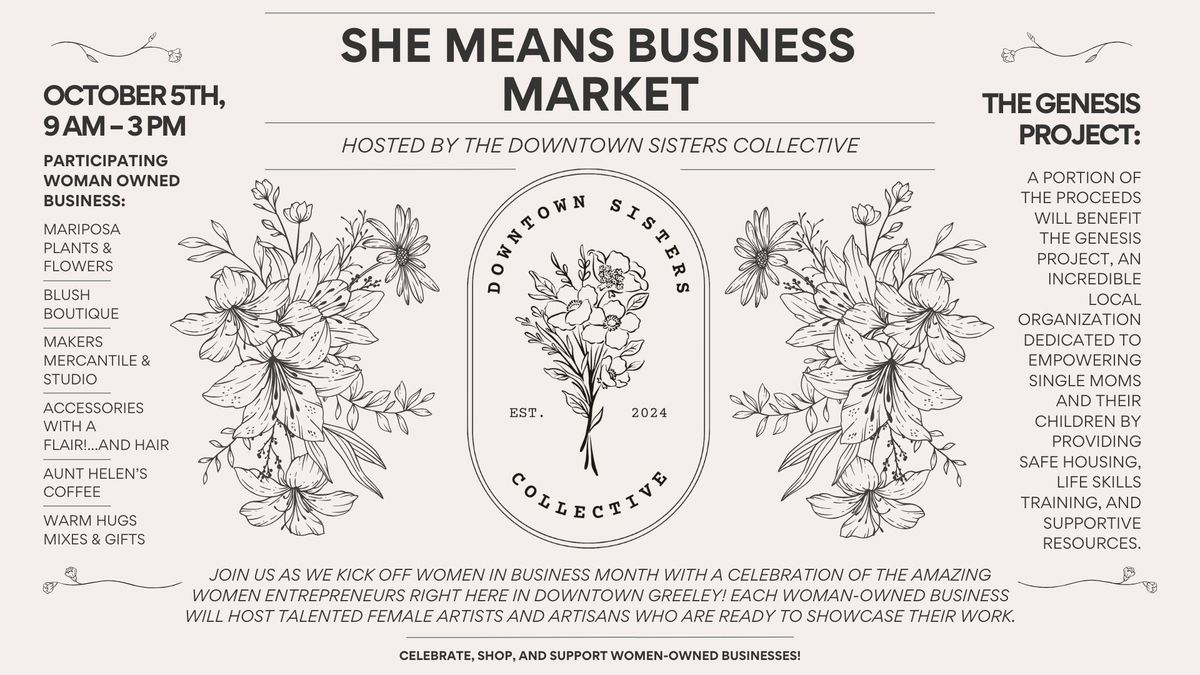 She Means Business Market