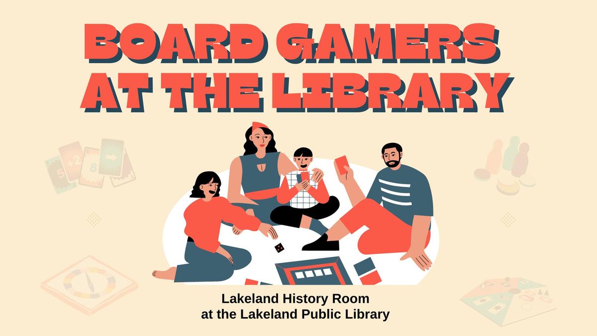 Board Gamers at the Library