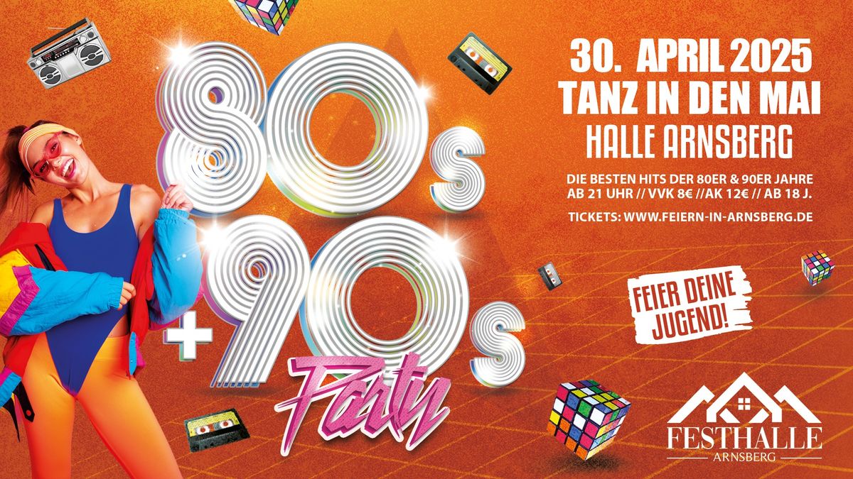 80s + 90s Party \ud83e\udea9 | Tanz in den Mai 2025