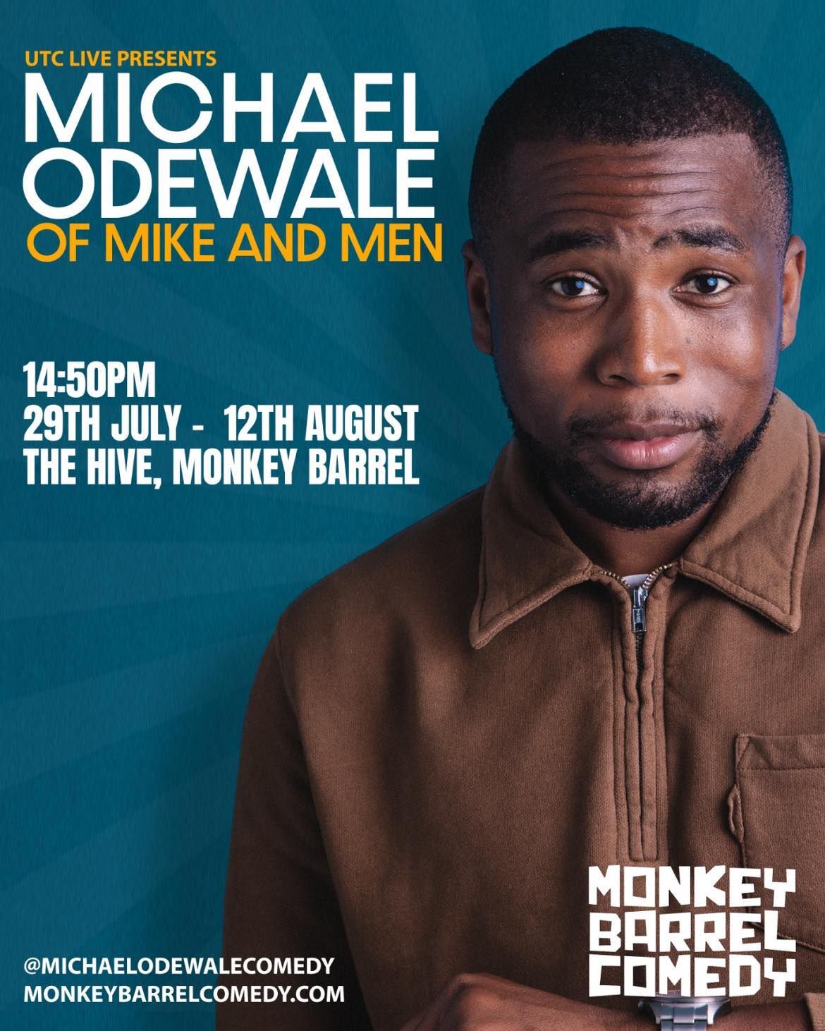 Michael Odewale: Of Mike and Men @ The Edinburgh Fringe