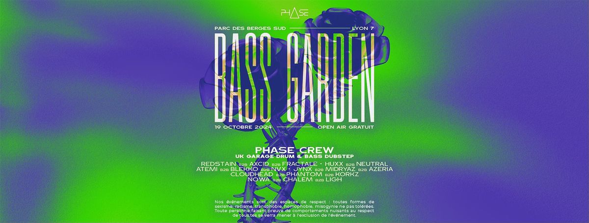 BASS GARDEN #5 [open air gratuit]