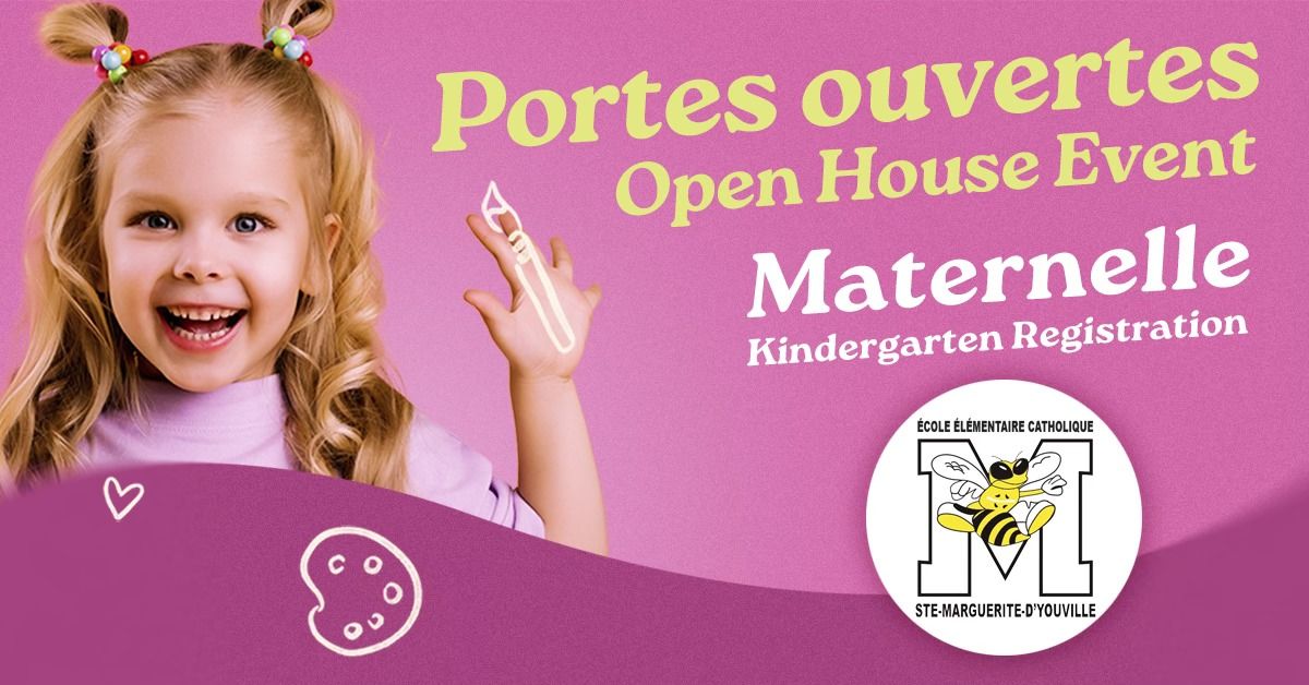 Portes ouvertes pour l'inscription \u00e0 la maternelle 2025-2026