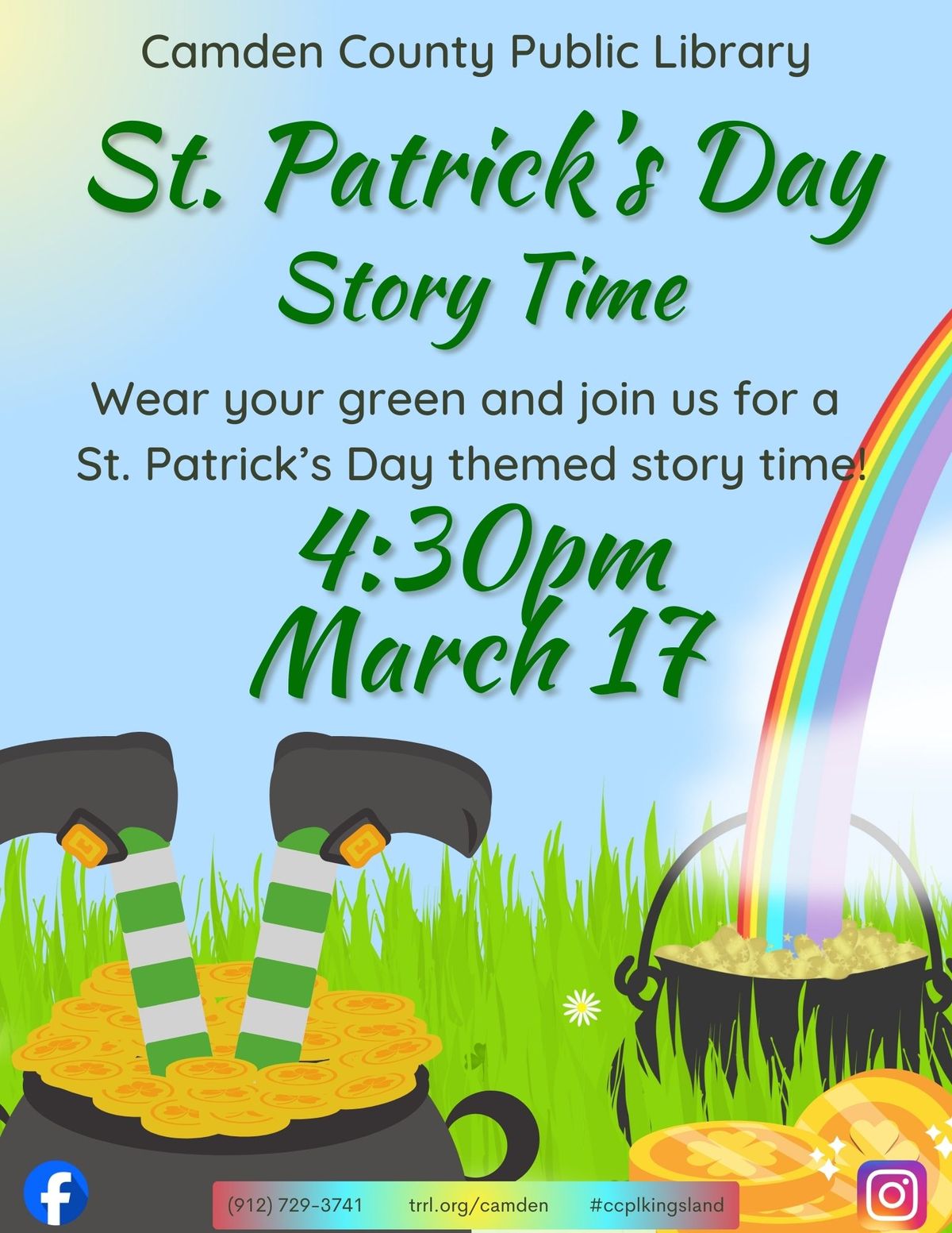 St. Patrick's Day Afternoon Story Time