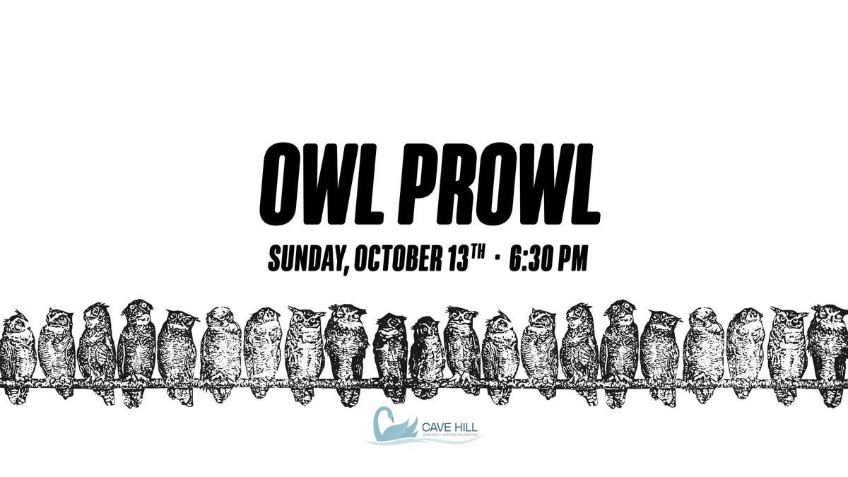 Owl Prowl at Cave Hill Cemetery