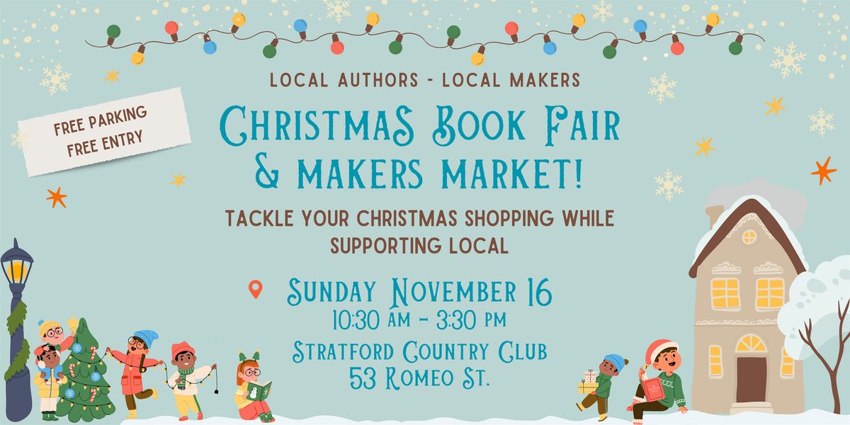 Chrismtas Book Fair and Makers Market - Free Entry - Sip & Shop
