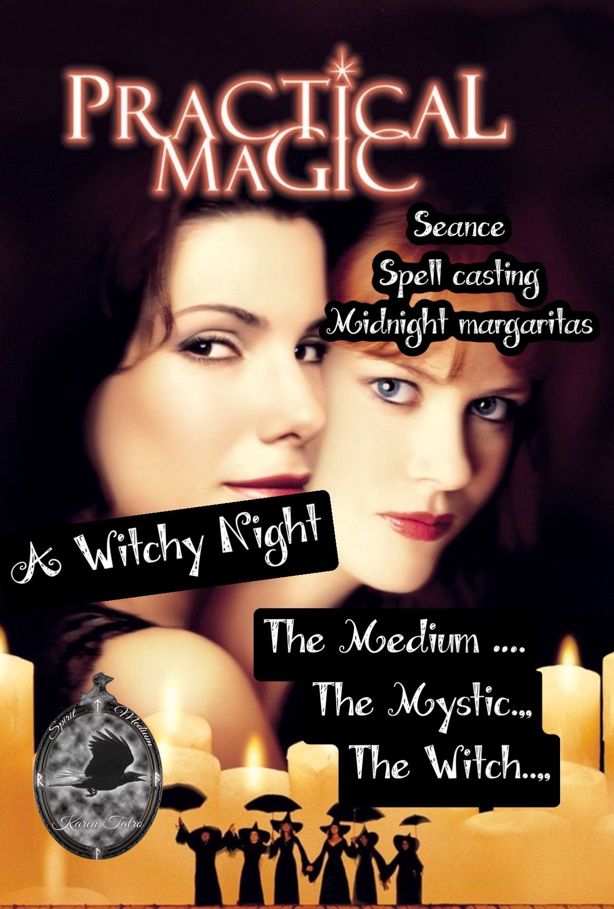 A Practical Magic Evening & Overnight-The Medium-The Witch & The Mystic 