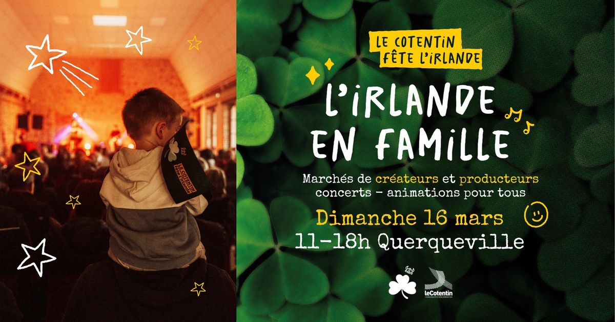 L'Irlande en famille - march\u00e9-concert | Le Cotentin f\u00eate l'Irlande