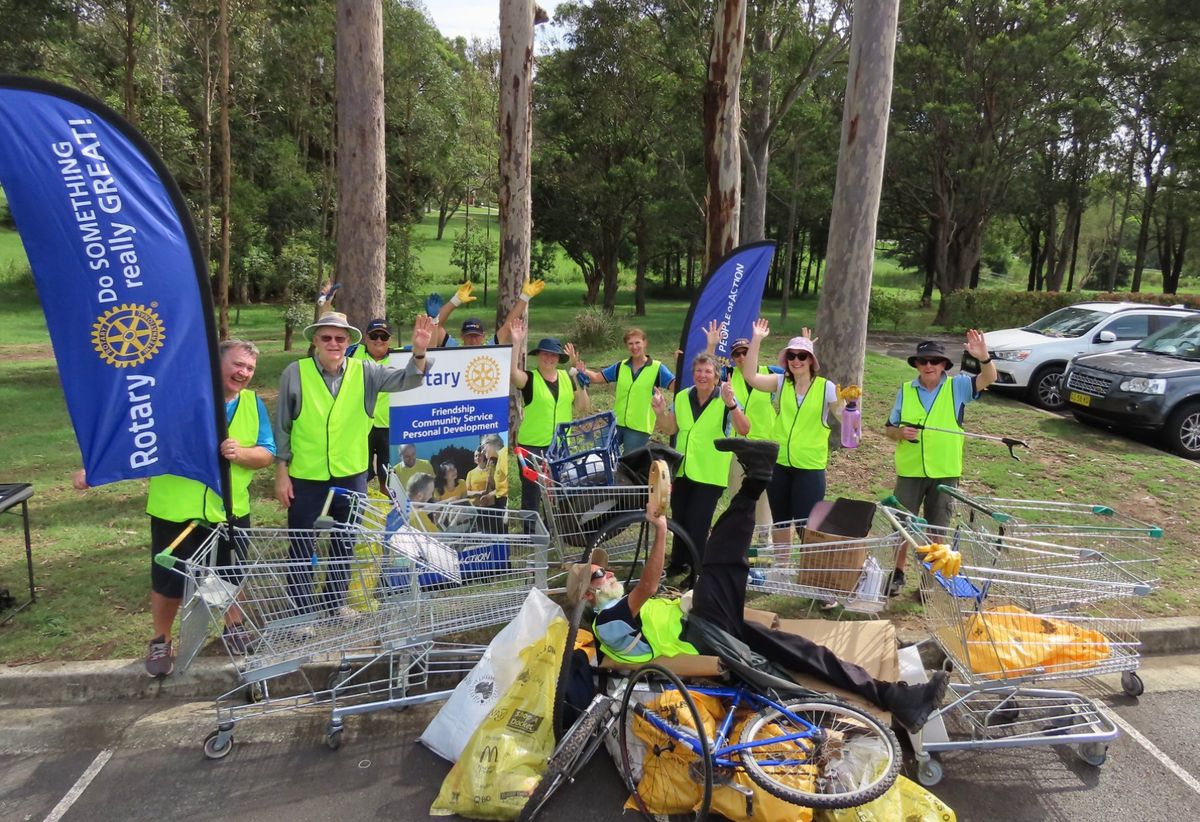 Clean Up East Maitland with Rotary