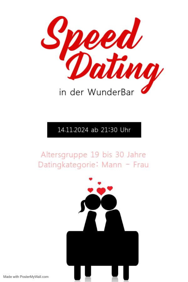 2. Speeddating in der WunderBar 