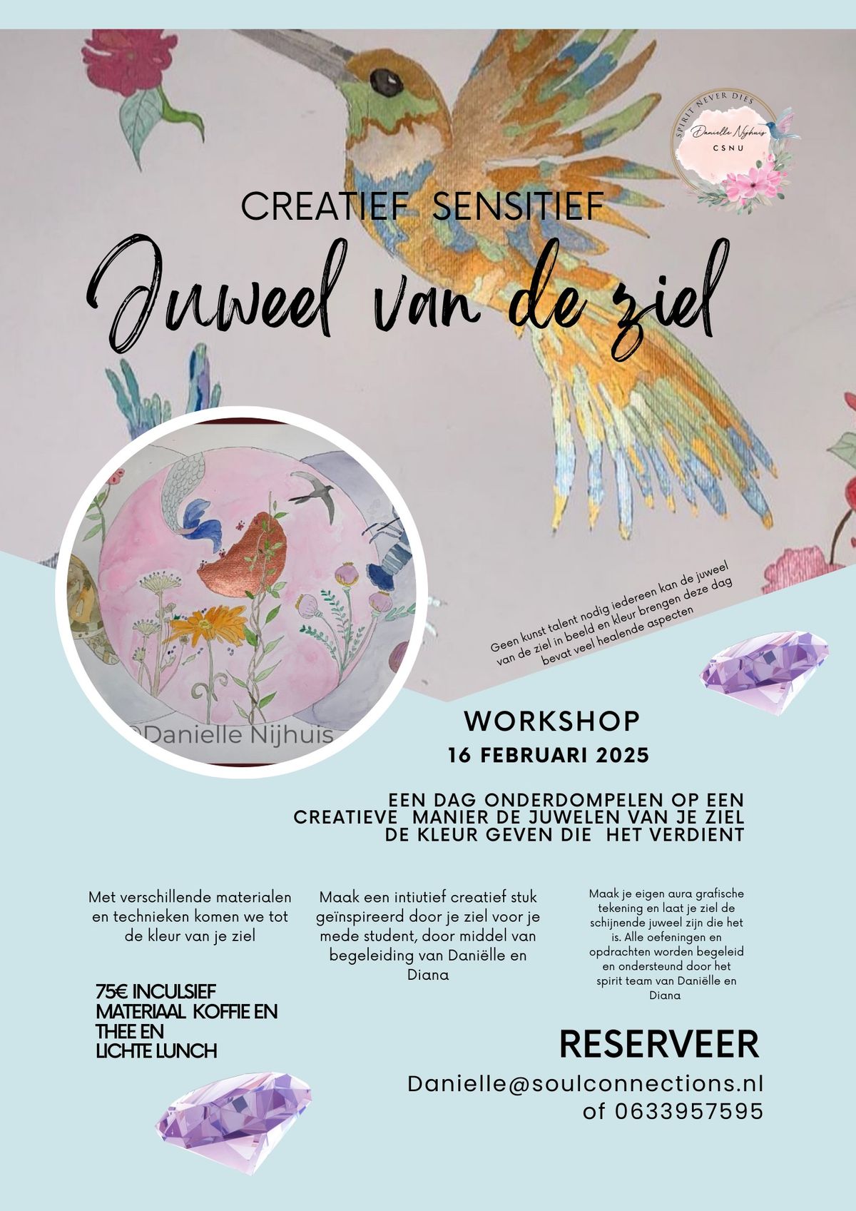 Workshop Juweel van de Ziel (creatief Sensitief) 