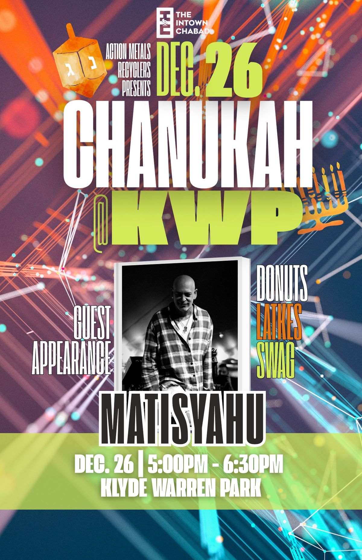 Chanukah @ Klyde Warren park Ft. Matisyahu