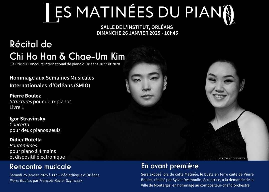 Les Matin\u00e9es du piano - R\u00e9cital Chi Ho Han & Chae-Um Kim