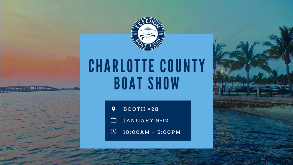 Freedom Boat Club at the Charlotte County Boat Show