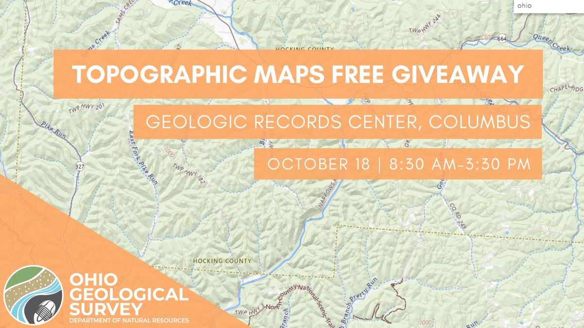 Topographic Maps Free Giveaway