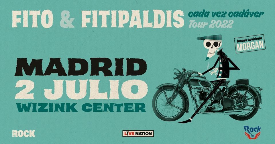 Fito & Fitipaldis en Madrid - Evento oficial