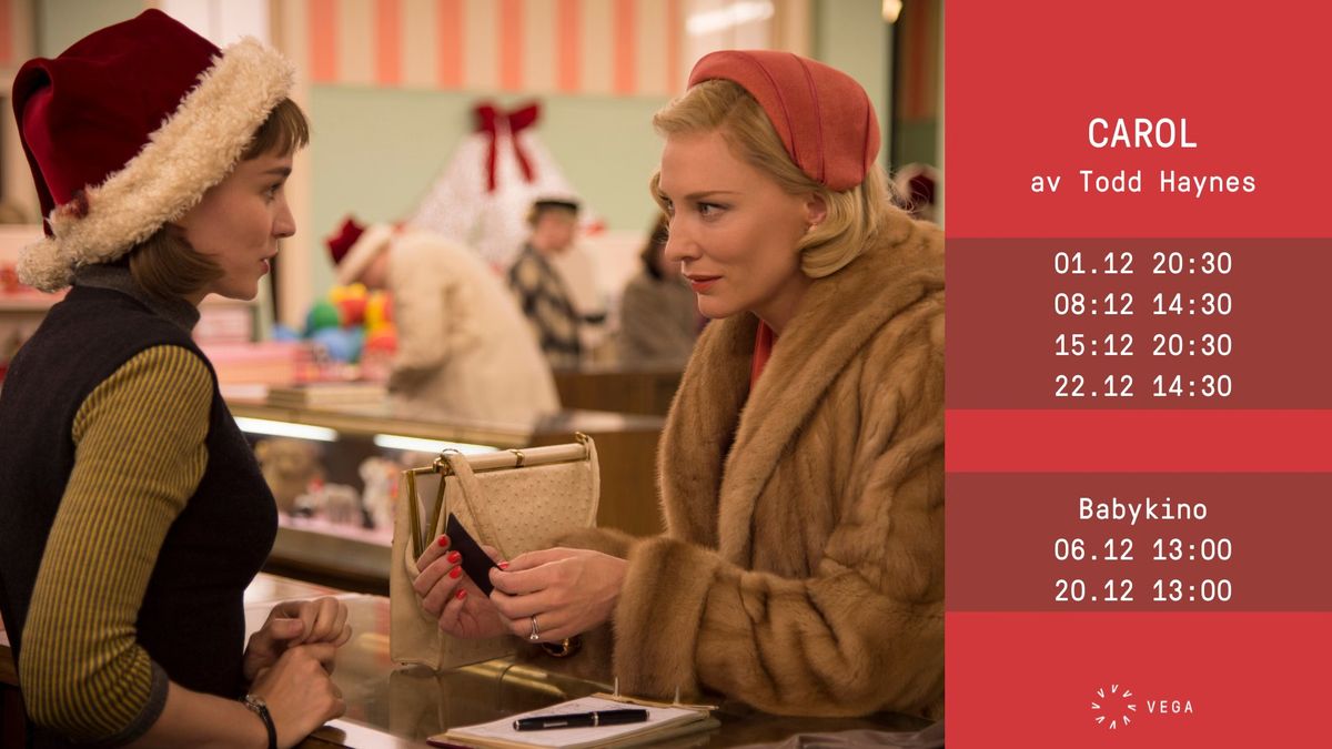 Carol | Julefilm p\u00e5 Vega \ud83c\udf84