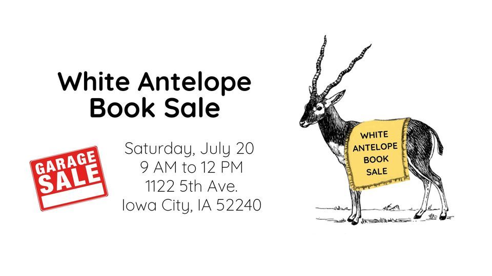 White Antelope Book Sale