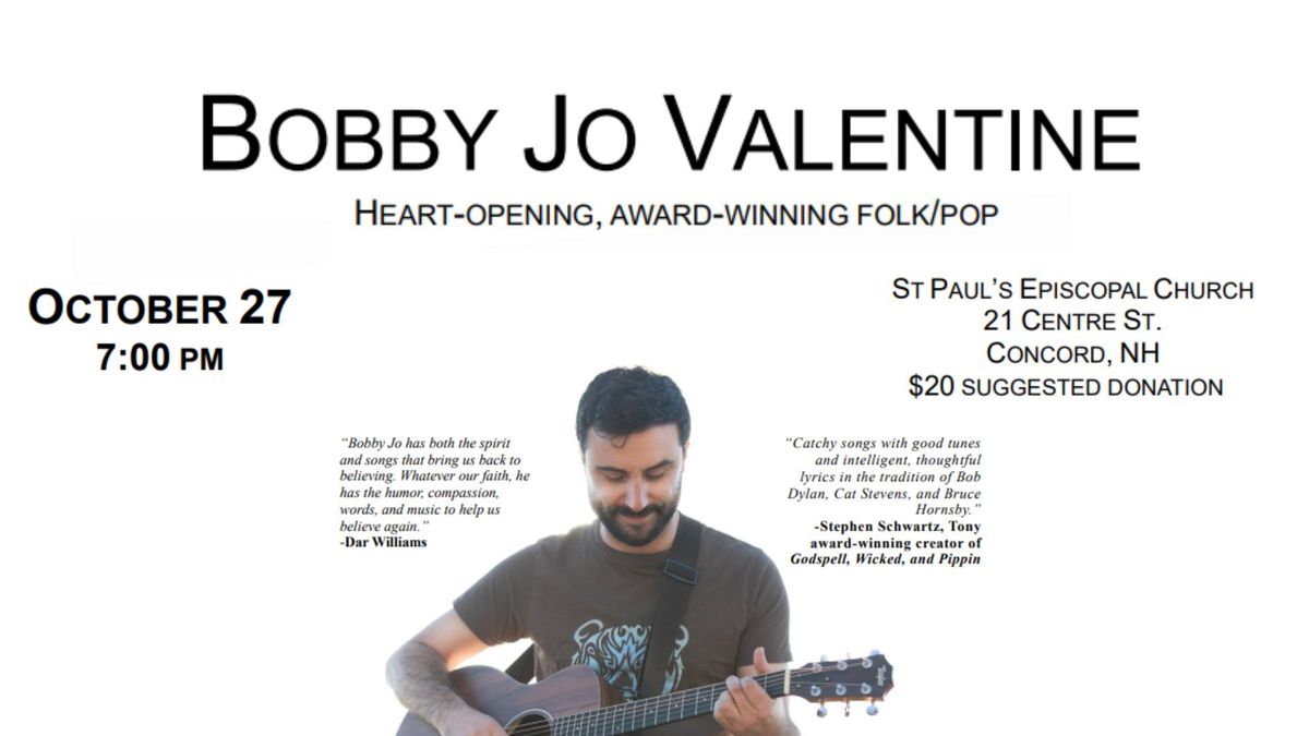 Bobby Jo Valentine Concert